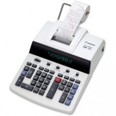 Canon CP1200DII Commercial Desktop Calculator - Dual Color Print - 4.3 lps - 4-Key Memory, Heavy Duty, Kickstand, Easy-to-read Display, Extra Large Display, Item Count, Independent Memory - 12 Digits - Fluorescent - AC Supply Powered - 5.8