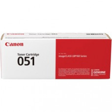 Canon 051 Original Laser Toner Cartridge - Black - 1 Each - 1700 Pages