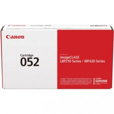 Canon 052 Original Laser Toner Cartridge - Black - 1 Each - 3100 Pages