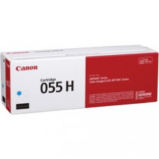 Canon 055H Original High Yield Laser Toner Cartridge - Cyan - 1 Each - 5900 Pages
