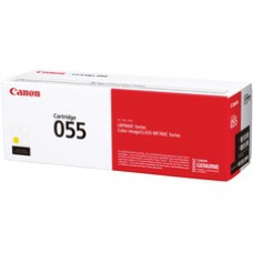 Canon 055 Original Laser Toner Cartridge - Yellow - 1 Each - 2100 Pages