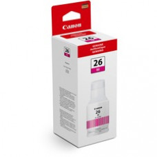 Canon GI-26 Pigment Color Ink Bottle - Inkjet - Pink - 14000 Pages - 132 mL - High Yield - 1 Each