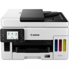 Canon MAXIFY GX6021 Wireless Inkjet Multifunction Printer - Color - White - Copier/Printer/Scanner - Color Scanner - Ethernet Ethernet - Wireless LAN - USB - 1 Each - For Plain Paper Print