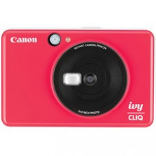 Canon IVY CLIQ+ 8 Megapixel Instant Digital Camera - Ruby Red - Autofocus - Optical Viewfinder