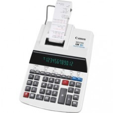 Canon MP27DII Print Calculator - Dual Color Print - Dot Matrix - 4.8 lps - Heavy Duty, Extra Large Display, Auto Power Off, Clock, Calendar, Sign Change, Item Count - 12 Digits - Fluorescent - AC Supply Powered - 3