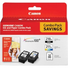 Canon PG210/CL211 Ink Cartridge - Color, Black - Inkjet - 3 / Pack