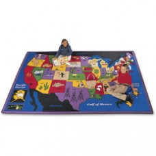 Carpets for Kids Discover America U.S. Map Area Rug - Kids - 69.96