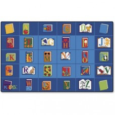 Carpets for Kids Reading Book Rectangle Seating Rug - Area Rug - 12 ft Length x 90
