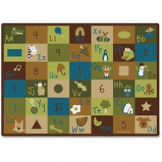 Carpets for Kids Learning Blocks Nature Design Rug - 100