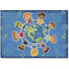 Carpets for Kids Give The Planet A Hug Rug - 12 ft Length x 96