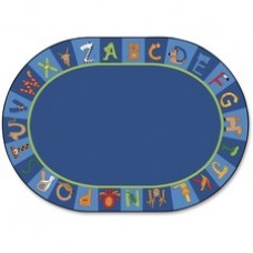Carpets for Kids A to Z Animals Oval Area Rug - Area Rug - 113