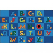 Carpets for Kids Reading Letters Library Rug - 12 ft Length x 90