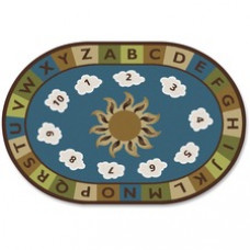 Carpets for Kids Sunny Day Learn/Play Oval Rug - 72