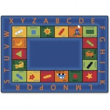 Carpets for Kids Bilingual Colorful Rectangle Rug - 100