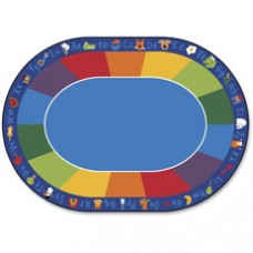 Carpets for Kids Fun With Phonics Oval Seating Rug - 11.67 ft Length x 99
