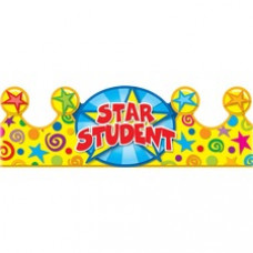 Carson-Dellosa Star Student Crowns - Star Student - 30/Pack - Multicolor