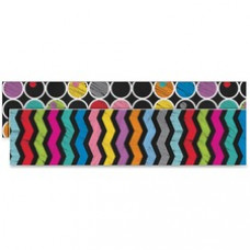 Carson-Dellosa Colorful Chalkboard Straight Borders - Learning Theme/Subject - 12 (Strips of Border) Shape - Colorful Chalkboard - 36