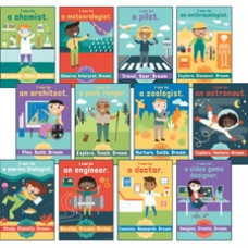 Carson Dellosa Education STEAM Careers Bulletin Board Set - Theme/Subject: Learning - Skill Learning: Science, Technology, Engineering, Art, Mathematics - 5-11 Year - 1 / Set