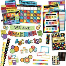 Carson Dellosa Education Celebrate Learning Variety Decor Set - Theme/Subject: Learning - Skill Learning: Chart, Decoration - 1544 Pieces - 1 / Set