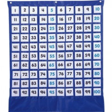 Carson-Dellosa PreK-Grade 5 Deluxe Hundred Board Pocket Chart - Theme/Subject: Learning - Skill Learning: Mathematics, Color Matching - 4-11 Year
