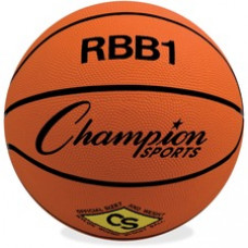 Champion Sports Pro Rubber Basketball - Orange - 1  Each