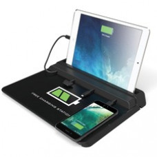 ChargeTech Tablet & Phone Charging Pad - Wired - Tablet, Cellular Phone, iPhone 4, iPhone 5 - Charging Capability - Black