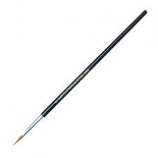 CLI Round Camel Hair Paint Brushes - 1 Brush(es) - No. 6 Wood Black Handle - Aluminum Ferrule