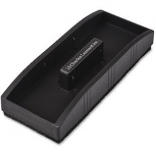 CLI Magnetic Whiteboard Eraser - 2" Width x 5" Length - Built-in Marker Storage, Magnetic - Black - 1 / Each