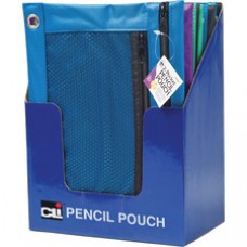 CLI Carrying Case (Pouch) Pencil, Ring Binder - Assorted - 7.6" Height x 10" Width x 0.1" Depth