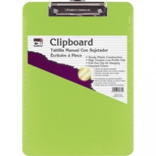 CLI Rubber Grip Plastic Clipboards - 8 1/2