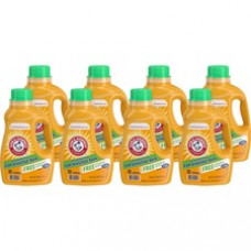 Church & Dwight Free & Clear Liquid Detergent - Liquid - 50 fl oz (1.6 quart) - Bottle - 8 / Carton - Yellow