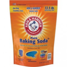 Arm & Hammer Pure Baking Soda - Powder - 216 oz (13.50 lb) - 4 / Box - Orange