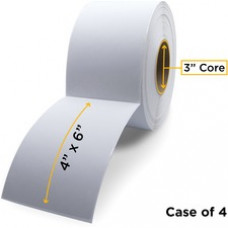 CIG Multipurpose Label - Permanent Adhesive - Rectangle - Thermal Transfer - White - Acrylic - 1000 / Roll - 1 / Carton