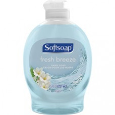 Softsoap Liquid Hand Soap - Fresh Breeze Scent - 7.5 fl oz (221.8 mL) - Flip-top Pour Bottle Dispenser - Dirt Remover, Bacteria Remover - Hand - Light Blue - Rich Lather, Paraben-free, Phthalate-free, pH Balanced - 1 Each
