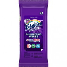 Fabuloso Disinfecting Wipes - Wipe - Soothing Lavender. ScentPack - 24 / Pack