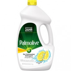 Palmolive eco+ Gel Dishwasher Detergent - Gel - 45 fl oz (1.4 quart) - Lemon Splash ScentBottle - 9 / Carton - White, Yellow