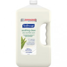 Softsoap Aloe Vera Liquid Soap - Aloe Vera Scent - 1 gal (3.8 L) - Dirt Remover, Bacteria Remover - Hand, Skin - Multi - Refillable, Rich Lather, Paraben-free, Phthalate-free, pH Balanced, Biodegradable, Recyclable - 1 Each