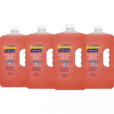 Softsoap Antibacterial Liquid Hand Soap Refill - Crisp Clean Scent - 1 gal (3.8 L) - Kill Germs - Hand - Orange - Anti-bacterial, Anti-irritant, Moisturizing - 4 / Carton