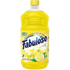 Fabuloso Multi-Purpose Cleaner - 56 fl oz (1.8 quart) - Lemon Scent - 1 Bottle - Yellow