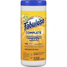 Fabuloso Disinfecting Wipes - Wipe - Lemon Scent - 35 / Carton - Multi