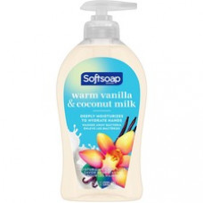 Softsoap Warm Vanilla Hand Soap - Warm Vanilla & Coconut Milk Scent - 11.3 fl oz (332.7 mL) - Pump Bottle Dispenser - Bacteria Remover, Dirt Remover - Hand, Skin - White - Refillable, Recyclable, Paraben-free, Phthalate-free, Biodegradable - 1 Each