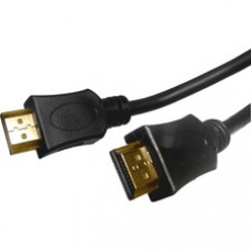 Compucessory HDMI Ethernet Cable - 6 ft HDMI A/V Cable for Audio/Video Device, TV - First End: 1 x HDMI Male Digital Audio/Video - Second End: 1 x HDMI Male Digital Audio/Video - Black - 1 Pack