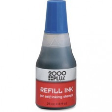 COSCO Self-inking Stamp Pad Refill Ink - 1 Each - Blue Ink