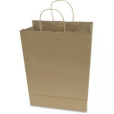 COSCO Premium Large Brown Paper Shopping Bags - 12