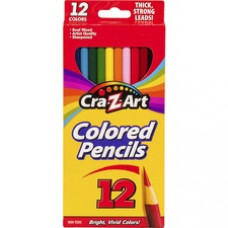 Cra-Z-Art Colored Pencils - Multi Lead - Wood Barrel - 12 / Box