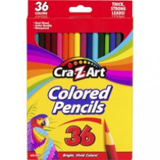 Cra-Z-Art Colored Pencils - Multi Lead - Wood Barrel - 36 / Box