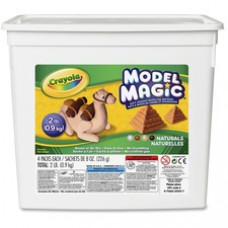 Crayola Model Magic Modeling Material - Project, Sculpture - 1 Box - Assorted, White, Bisque, Earth Tone