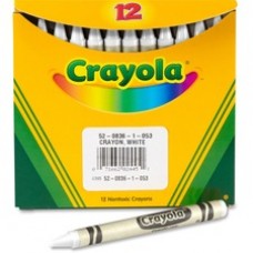 Crayola Bulk Crayons - White - 12 / Box