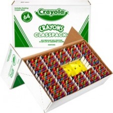 Crayola Classpack Crayons Box - Assorted - 832 / Box