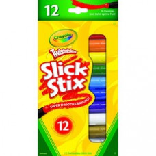 Crayola Twistables Slick Stix 12-count Smooth Crayons - Assorted - 12 / Set